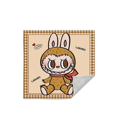 化妆包单反收纳布卡通可爱洗漱包懒人魔术布labubu拉布布zimomo