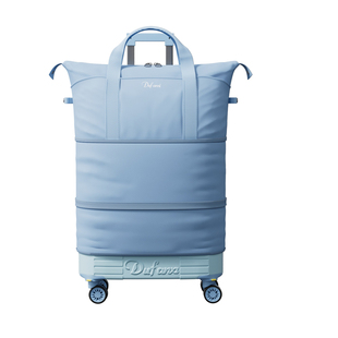 大容量带滑轮万向轮轮子的旅行包轻便可托运折叠拉杆行李箱收纳袋