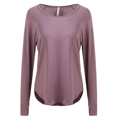 运动上衣长袖健身服annerun