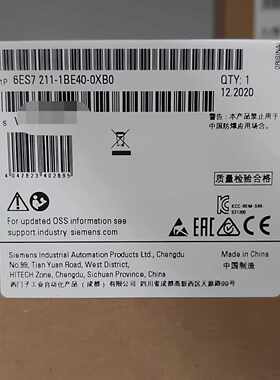 议价西门子S7-1200CPU模块6ES7211/7212-1BE/AE/HE/40-0XB0/O现货