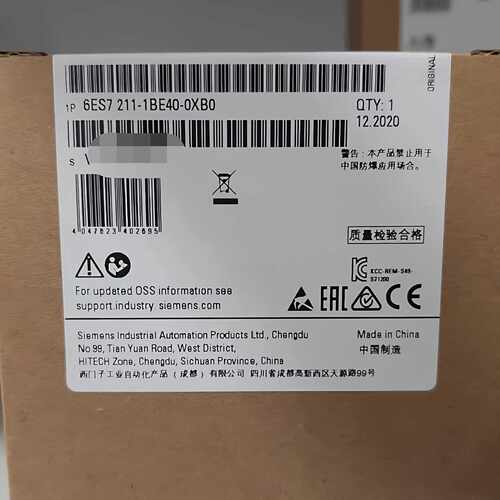 议价西门子S7-1200CPU模块6ES7211/7212-1BE/AE/HE/40-0XB0/O现货