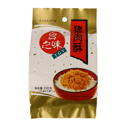 台之味无色素防腐早餐面包猪肉松