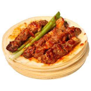 淄博烧烤小饼山东手工手抓饼蘸料专商用烙煎饼烤肉春饼肉筋卷饼皮