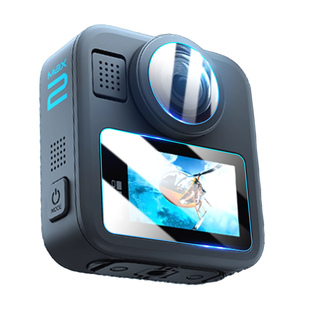 适用GoPro MAX2 360全景运动相机贴膜GoProMAX屏幕保护膜防爆防刮花gopromax2高清水凝膜全屏覆盖相机配件