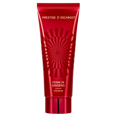 伊思红参蜗牛控油祛痘洁面乳男女