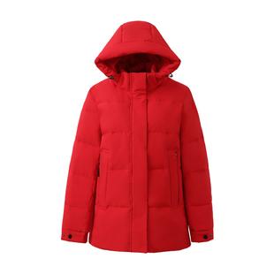 雪中飞正品羽绒服女中长款2025年冬新款大码妈妈装超厚东北极寒服