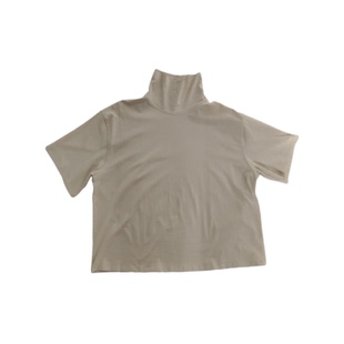 代购Lululemon Relaxed Cotton Blend Turtleneck 瑜伽高领短袖