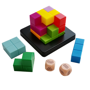 儿童逻辑思维训练10益智力玩具6岁8俄罗斯方块之谜索玛立方体积木
