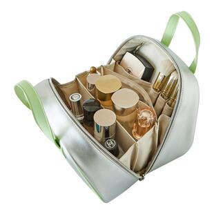 保龄球化妆包立体不塌女2026新款超火化妆品收纳包便携分区大容量