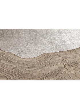 沙发挂画抽象梯田手绘肌理油画