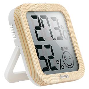 dretec多利科户外温湿度计便携家用温度计儿童婴儿房高精度原木风