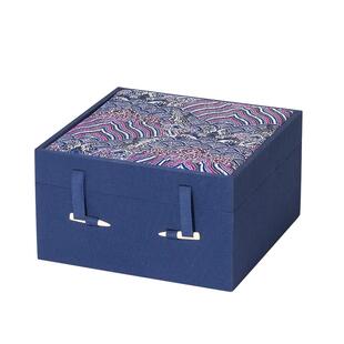 盘子锦盒装饰盘茶托壶承茶饼瓷盘复古中国风锦盒礼品盒包装盒定制