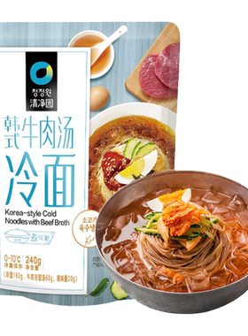 清净园韩式牛肉汤冷面方便速食