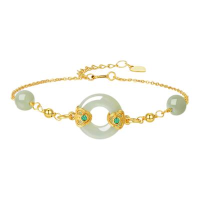 【生日礼物】周大生平安扣手链