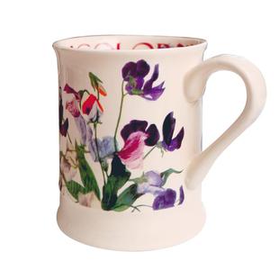 法式复古文艺马克杯高颜值陶瓷INS风手绘花卉田园奶油欧式喝水杯E