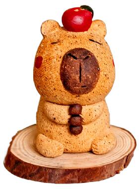 创意卡皮巴拉桌面香薰炉扩香器