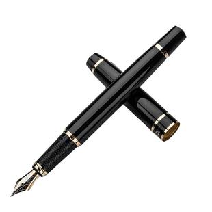 英雄牌书法美工笔1.0mm弯头翘尖练字硬笔书写成人商务办公签字用可换墨囊钢笔教师批改作业红笔墨水钢笔