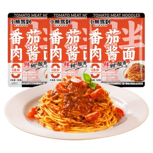 小熊驾到番茄肉酱拌面方便速食面