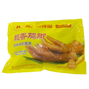 新雨润飘香鸡脚 冷冻腌制鸡爪子酱皇凤爪炸爪包装即食品 400g/包