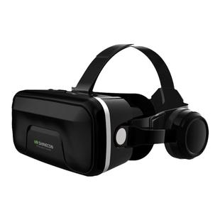 VR眼镜千幻6代耳机版手机专用3D 虚拟现实头盔大屏头戴式全景视频