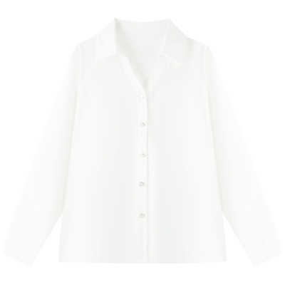 慕兔法式高级感长袖衬衫