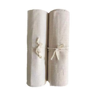 纯棉纯手工织土布老粗布白胚布草木染蜡染蓝染材料扎染刺子绣布料