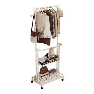 床边放衣服神器衣架不占地晾衣架卧室落地挂衣架可移动家用衣帽架