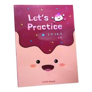 进口幼少儿启蒙英语26字母描红趣味练习本练习簿练字板临摹字帖