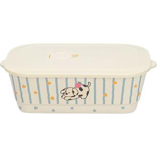 摩登主妇陶瓷三分格饭盒211便当盒微波炉加热上班族专用带饭餐盒