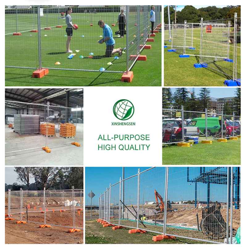 15厂家直供美国临时护栏网勾花fenceTemporary护栏栅栏围栏移动