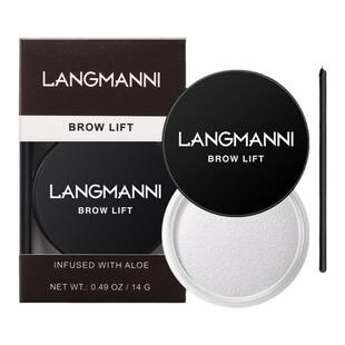 Langmanni立体定型眉膏眉蜡 眉毛chi久固色自然野生眉皂