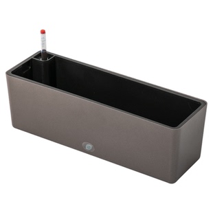 阳台长方形花盆自吸水种菜盆蔬菜种葱窗台窄长型花盆长条可视水位