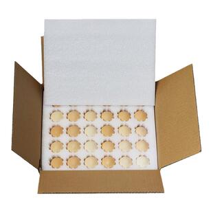 珍珠棉蛋托防震防摔泡沫寄快递鸭蛋包装盒箱专用打包鸡蛋托的盒子