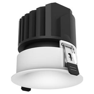 弧面隐形无边框嵌入式小孔深防眩客厅卧室餐厅过道无主灯洗墙射灯