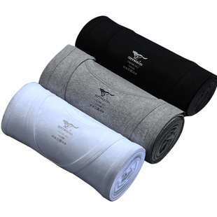 七匹狼男士背心男款内穿纯棉夏季健身白色运动全棉打底老汗衫男式