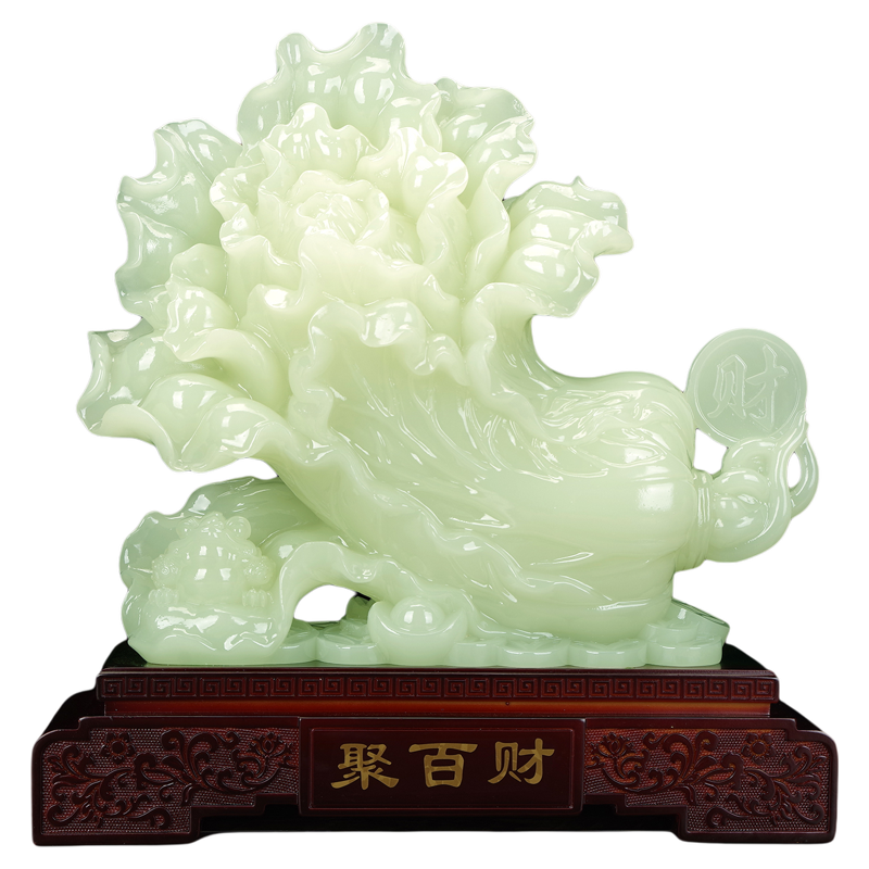 新款白菜摆件招财客厅酒柜高端