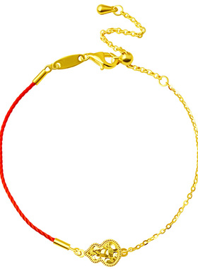 宫里上新福禄红祥S925银手链