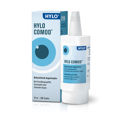 德国海露HYLO COMOD滴眼液眼药0.1%玻璃酸钠人工泪液缓解眼干涩