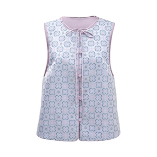 东方甄选新中式沾杏雨女士马甲女装高级流行国风早秋穿搭秋装衣服