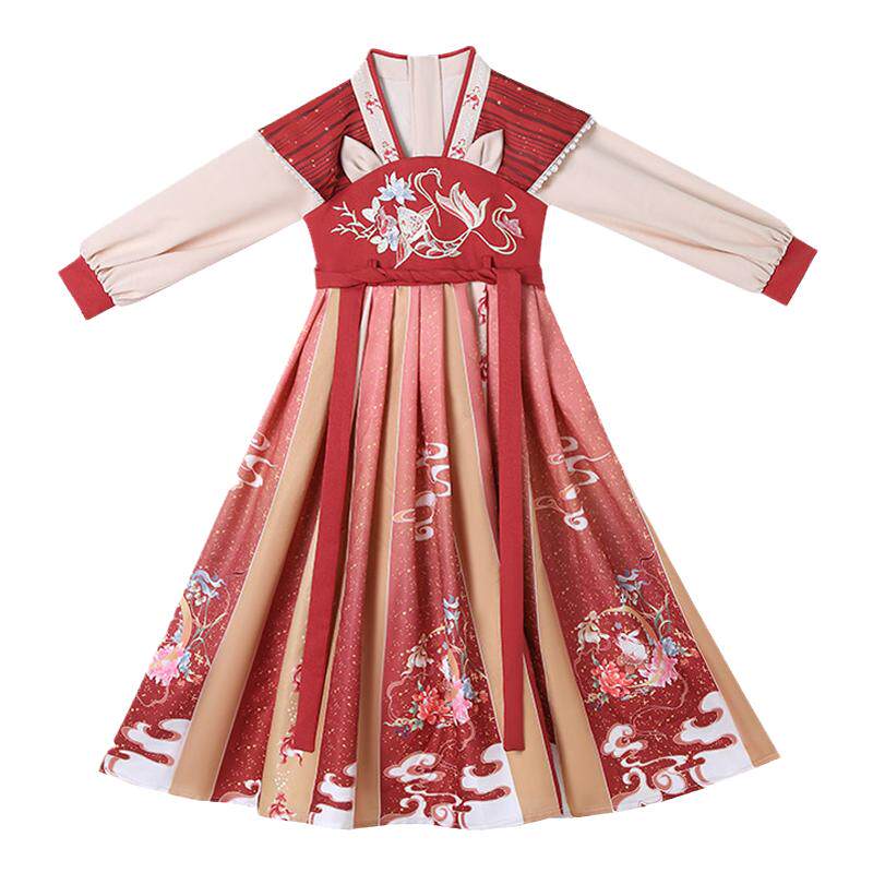 洋气团队古装表演中国风学生汉服