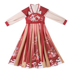 洋气团队古装表演中国风学生汉服