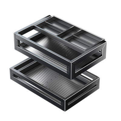 四季沐歌304不锈钢抽屉式拉篮