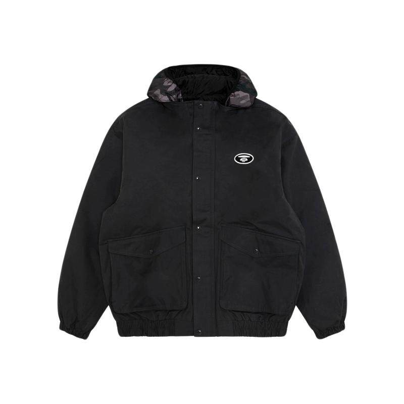 Aape可拆卸内胆迷彩羽绒服两件套