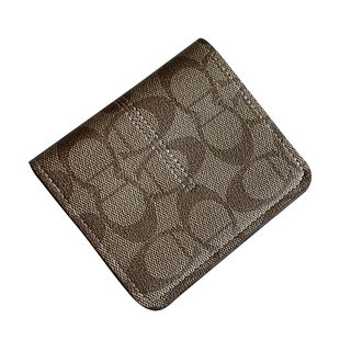 复古超薄钱包女式短款对折搭扣多卡位钱夹高端精致小众设计高级感