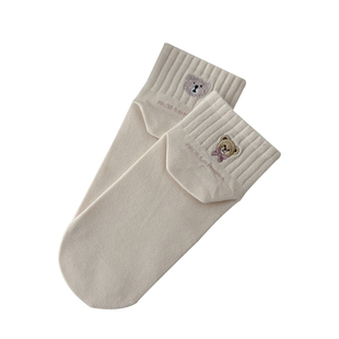 粉嫩奶呼呼小猪~短袜女纯棉夏季薄款搭配德训鞋透气可爱短筒袜子