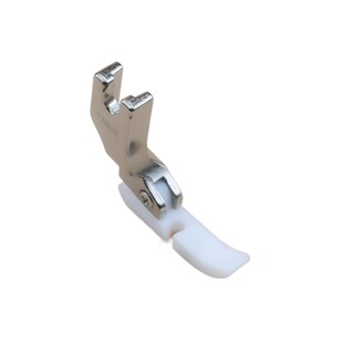 精品平车塑料单边拉链压脚底板左右半边耐磨加厚工业缝纫机压脚皮