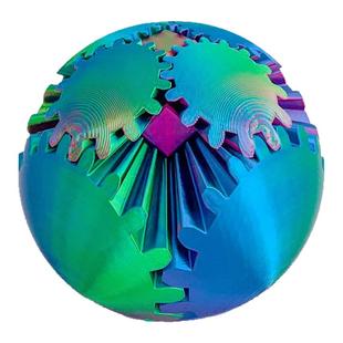 创意齿轮球3D打印解压指尖球儿童玩具男孩齿轮花立体魔方旋转几何