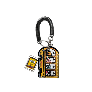 「海绵宝宝巴士门禁」HiYOUNG原创便携卡套钥匙扣收纳挂件包配饰