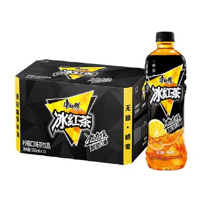 康师傅无糖冰红茶饮料整箱装