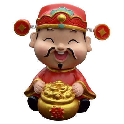 2025新款汽车摆件摇头财神爷